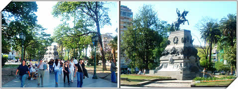 Plaza San Martin de Cordoba Capital