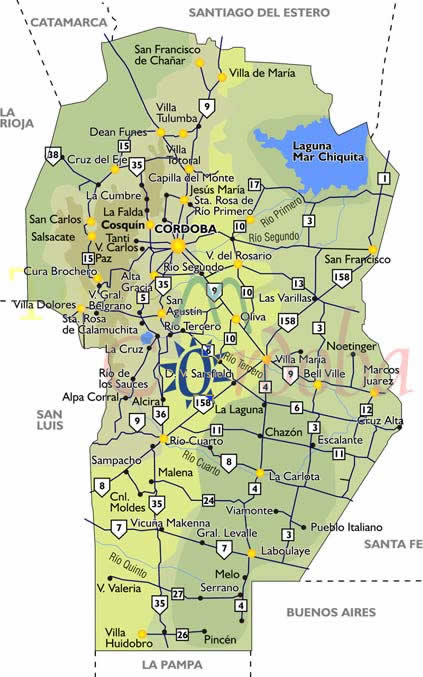 Plano de Rutas y Accesos
