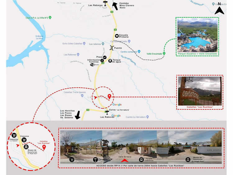 Mapa de Las Rstikas