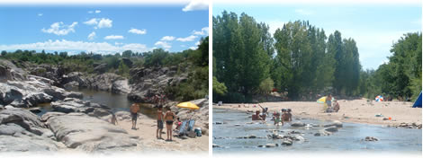 Playas de Mina Clavero