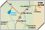 Mapa del Circuito Noroeste