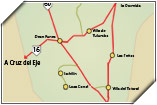 Mapa del Norte de Cordoba