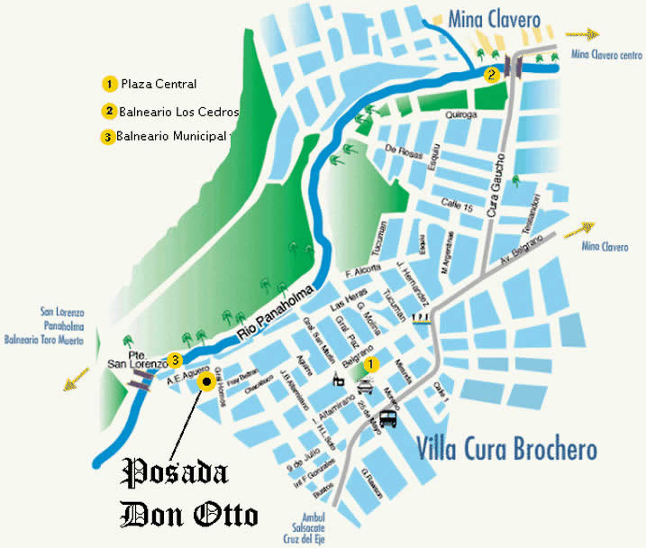 Mapa de Posada Don Otto