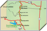 Mapa del Circuito Sierras Chicas